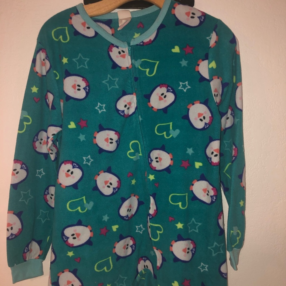 Penguin Footy pajamas with footies
